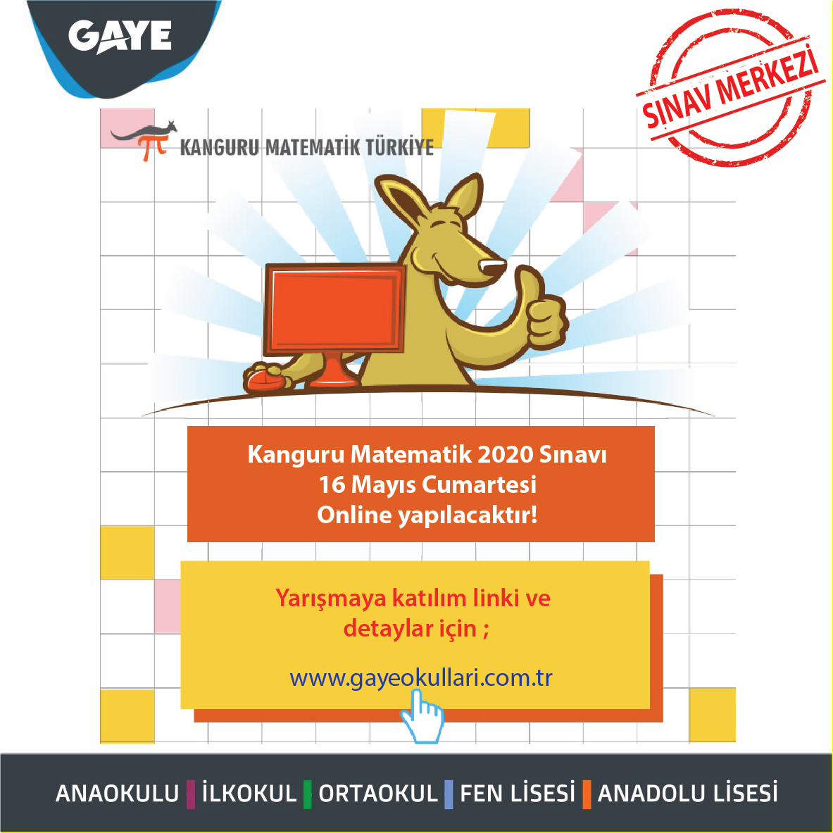 Kanguru Matematik Online Sınavı